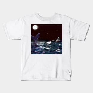 Ooh wow a whale! Kids T-Shirt